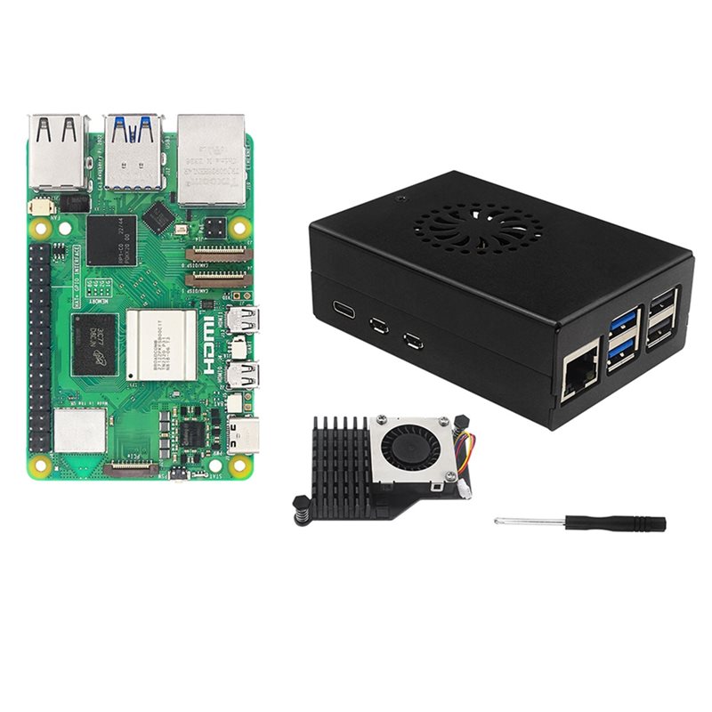 Raspberry Pi 5 8Gb Board - AS95-Kit de Inicio Irasptek para Raspberry