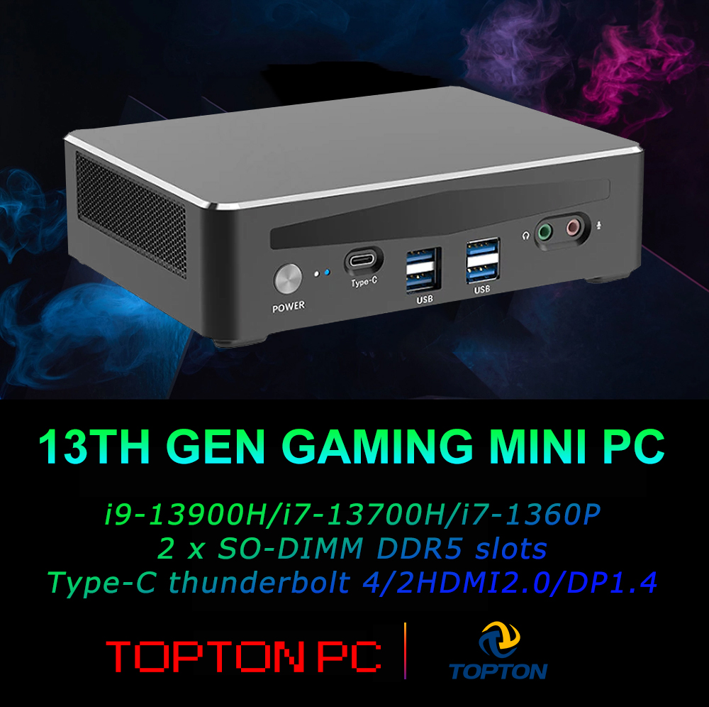 Intel Core I9 13900H Mini Pc - Mini computadora para juegos 13a generación