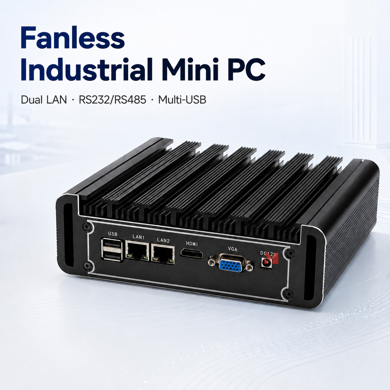 Fanless Industrial Pc Rs485 Core I7 - Mini PC Industrial Sin Ventilador Intel