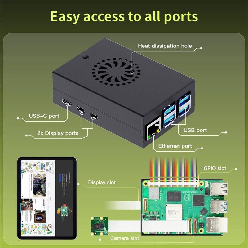 AS95-Kit de Inicio Irasptek pa - Raspberry Pi 5 8Gb Board reseña y precio