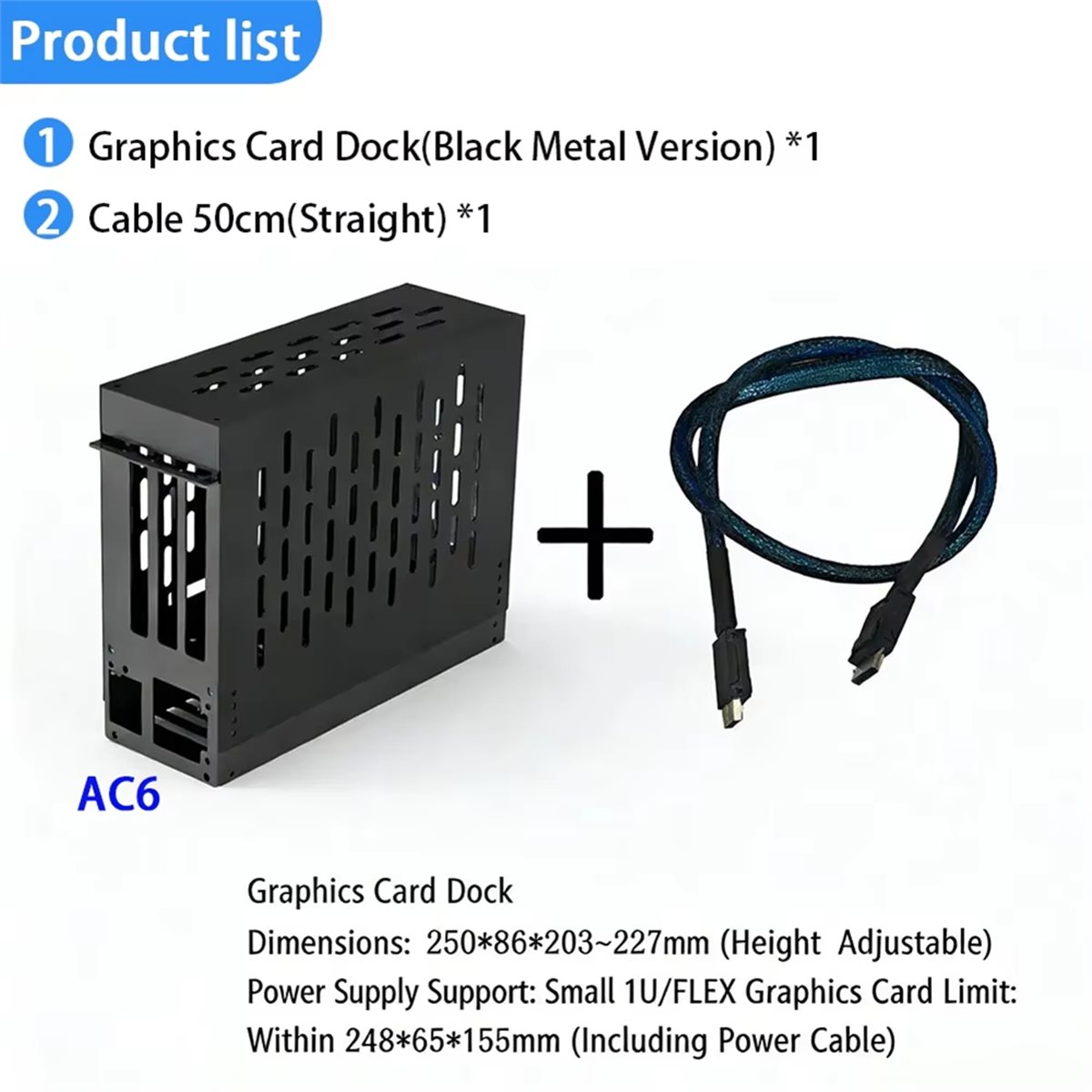 NUEVO~Base de Tarjeta Gráfica  - Oculink Egpu Mini Pc reseña y precio