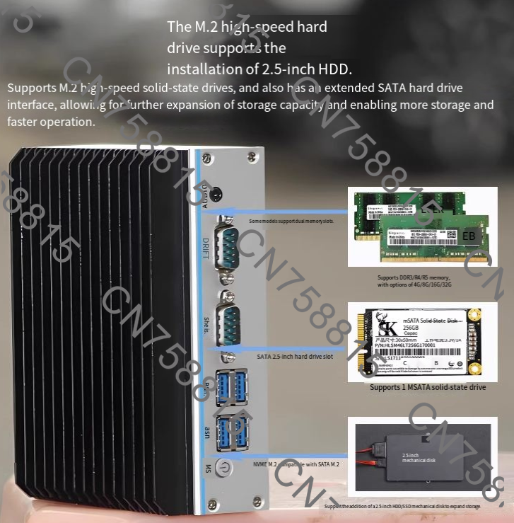 PC Industrial Integrado Sin Ve - Fanless Industrial Pc Rs485 Core I7 reseña y precio