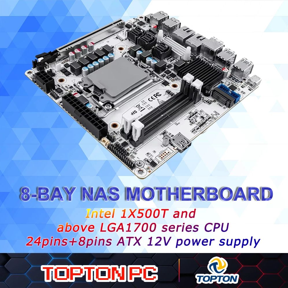 Placa base NAS Mini ITX de 8 b - Lga1700 Itx Motherboard Ddr5 reseña y precio