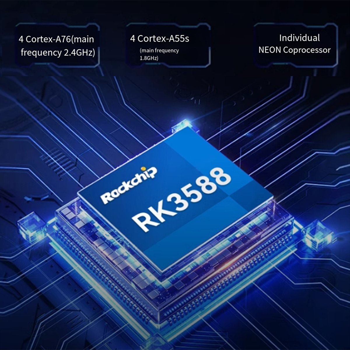 Placa de Desarrollo DT75BG par - Rockchip Rk3588 Development Board reseña y precio