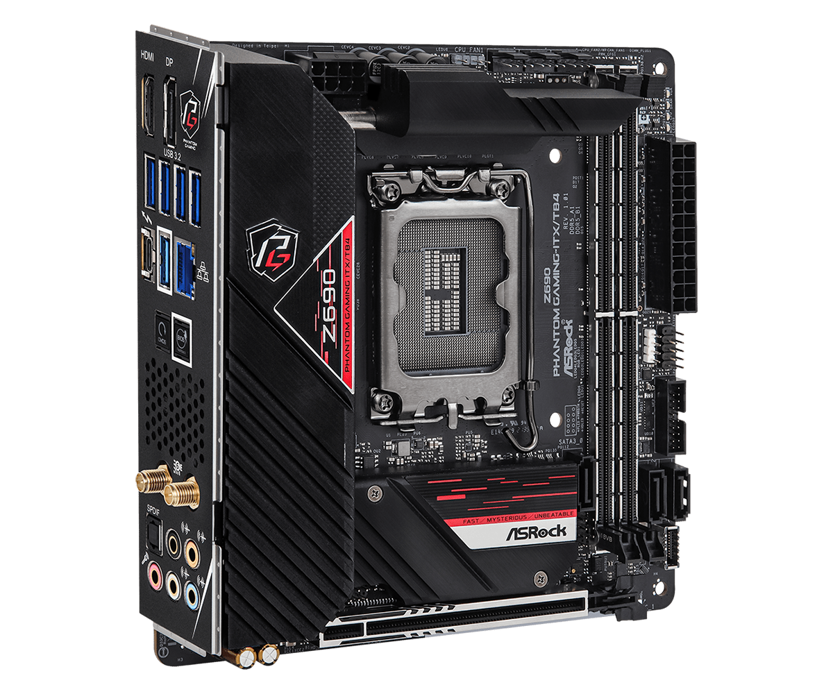 Placa base ASROCK Z690 Phantom - Lga1700 Itx Motherboard Ddr5 reseña y precio
