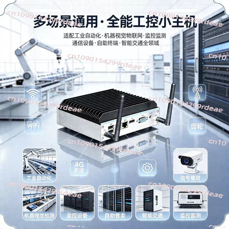Mini PC Industrial - Quad-Core - Fanless Industrial Pc Rs485 Core I7 reseña y precio